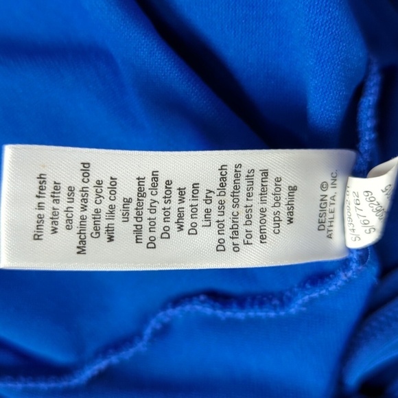 Athleta Strappy Back One Piece Swim Suit - Picture 11 of 12